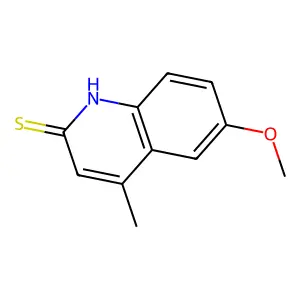6-Methoxy-4-methylquinoline-2-thiol structure