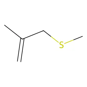2-Methyl-3-(methylthio)-1-propene structure