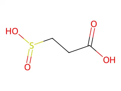 3-Sulfinopropionic acid structure