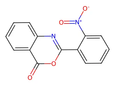 2-(2-Nitrophenyl)-3,1-benzoxazin-4-one structure