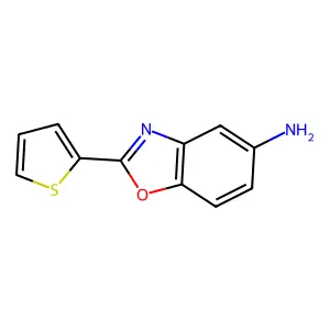 2-Thiophen-2-yl-benzooxazol-5-ylamine structure