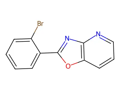 2-(2-Bromophenyl)oxazolo[4,5-b]pyridine structure