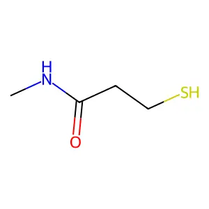 3-Mercapto-N-methylpropanamide structure