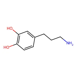 4-(3-Aminopropyl)benzene-1,2-diol structure