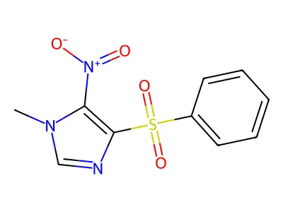 4-(Benzenesulfonyl)-1-methyl-5-nitro-1H-imidazole structure