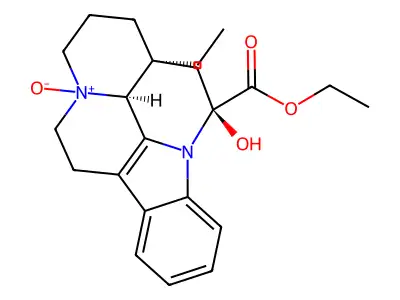 Ethyl vincaminate N-oxide structure