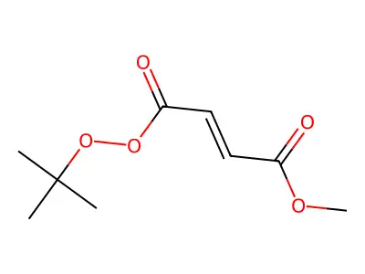 O-tert-butyl o-methylperfumarate structure