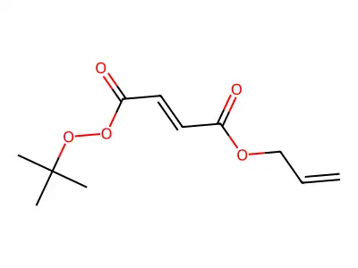 Prop-2-enyl 4-tert-butylperoxy-4-oxobut-2-enoate structure