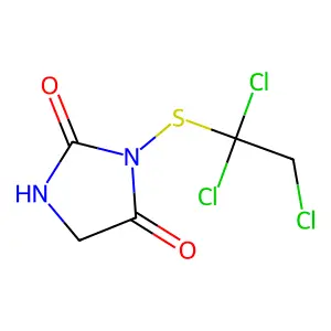 Hydantoin, 3-[(1,1,2-Trichloroethylthio)]- structure