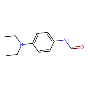 N-(4-Diethylaminophenyl)formamide structure