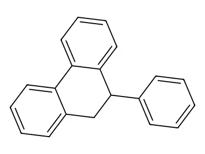 Phenanthrene, 9,10-dihydro-9-phenyl- structure