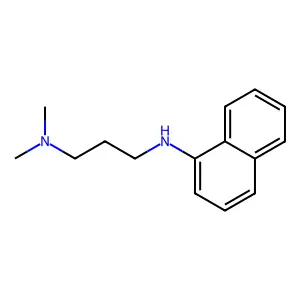 N,N-二甲基-N'-萘基-1,3-丙二胺 structure