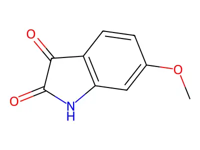 7-methoxy-2,3-dihydro-1H-indole-2,3-dione structure