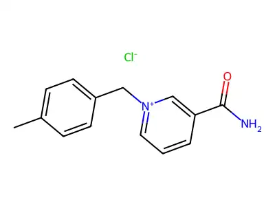 3-(Aminocarbonyl)-1-(4-methylbenzyl)pyridinium chloride structure