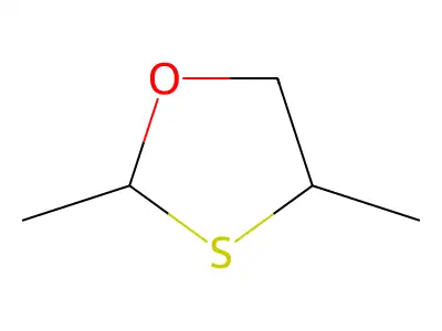 trans-2,4-Dimethyl-1,3-oxathiolane structure
