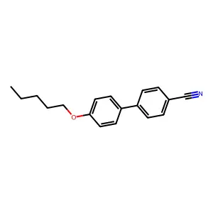 4-氰基-4'-戊氧基联苯 structure