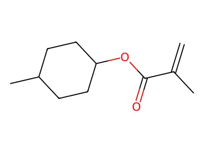 Prop-1-en-2-yl 4-methylcyclohexane-1-carboxylate structure
