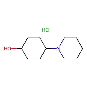 Cyclohexanol, 4-piperidino-, hydrochloride structure