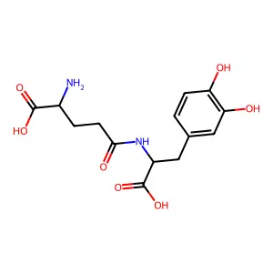 L-gamma-Glutamyl-3-hydroxy-L-tyrosine structure