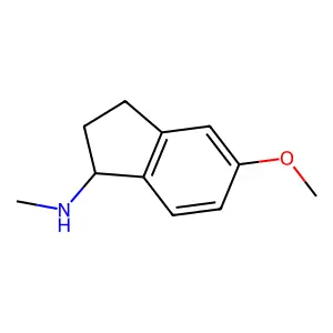 5-Methoxy-N-methyl-2,3-Dihydro-1H-inden-1-amine structure