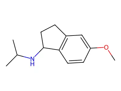 2,3-Dihydro-5-methoxy-N-(1-methylethyl)-1H-inden-1-amine structure