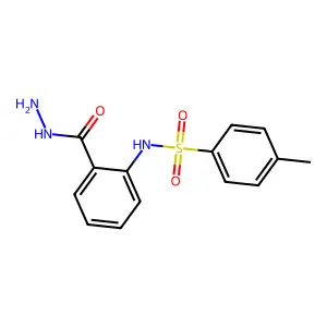 N-[2-(hydrazinecarbonyl)phenyl]-4-methylbenzenesulfonamide structure