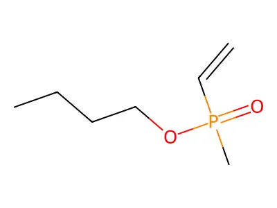 Butyl ethenyl(methyl)phosphinate structure