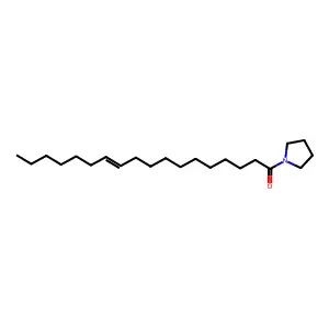 1-(Pyrrolidin-1-yl)octadec-11-en-1-one structure