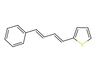 2-(4-Phenylbuta-1,3-dienyl)thiophene structure