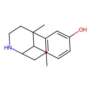 13-Ethyl-1-methyl-10-azatricyclo[7.3.1.02,7]trideca-2(7),3,5-trien-4-ol structure