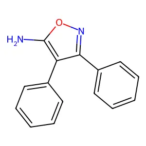 Diphenyl-1,2-oxazol-5-amine structure