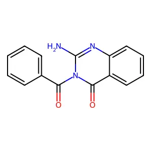 2-Amino-3-benzoylquinazolin-4(3H)-one structure