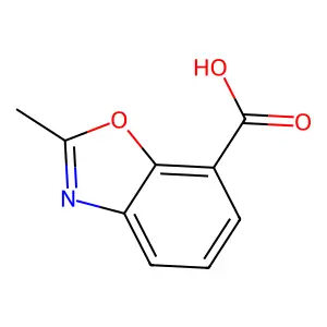 2-Methyl-1,3-benzoxazole-7-carboxylic acid structure