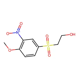 2-[(4-Methoxy-3-nitrophenyl)sulfonyl]ethanol structure