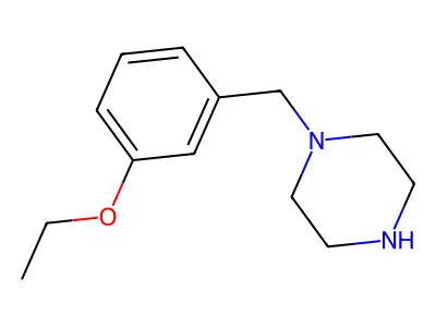1-[(3-Ethoxyphenyl)methyl]piperazine structure