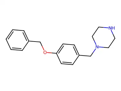1-(4-(Benzyloxy)benzyl)piperazine structure