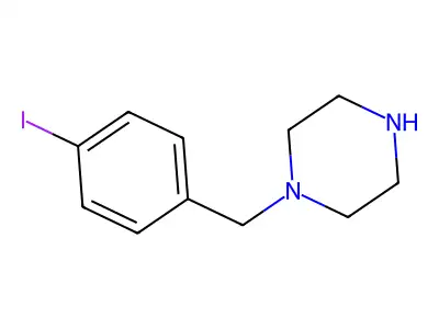 1-(4-Iodobenzyl)piperazine structure