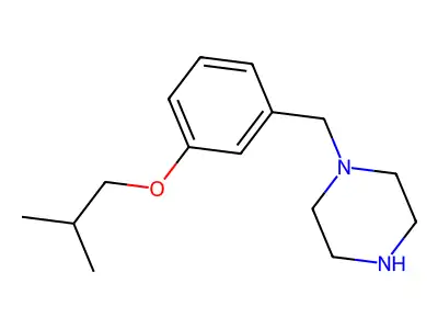 1-(3-Isobutoxybenzyl)piperazine structure