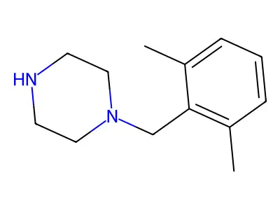 1-[(2,6-Dimethylphenyl)methyl]piperazine structure