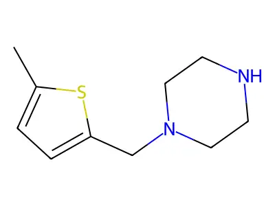 1-[(5-Methylthien-2-yl)methyl]piperazine structure