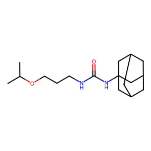 N-adamantanyl{[3-(methylethoxy)propyl]amino}carboxamide structure