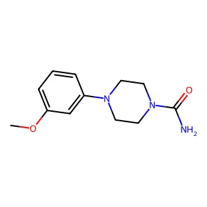 4-(3-Methoxyphenyl)piperazine-1-carboxamide structure