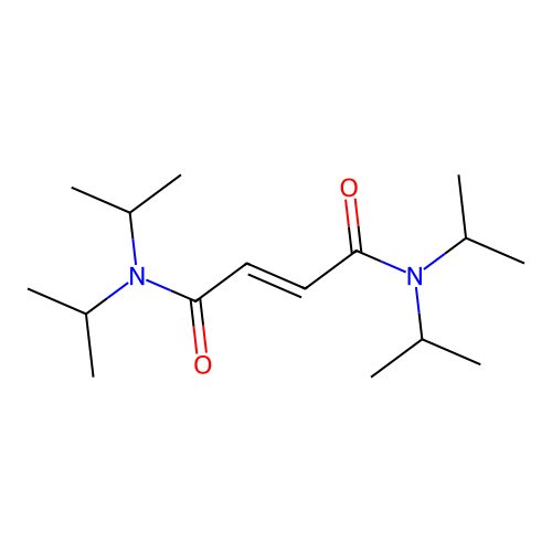 N,N,N',N'-tetraisopropyl fumaramide structure