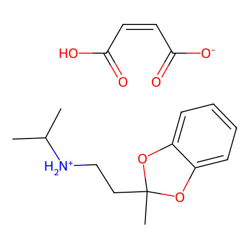 1,3-Benzodioxole, 2-(2-(isopropylamino)ethyl-2-methyl-, maleate structure
