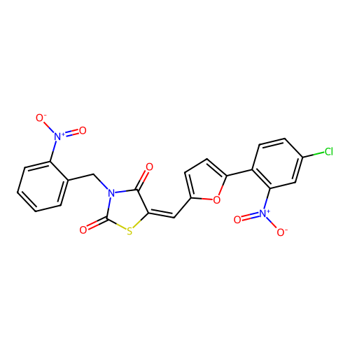 C21H12ClN3O7S structure