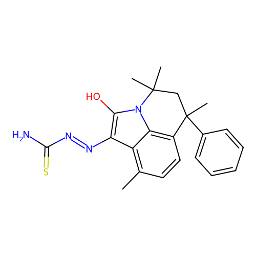 C22H24N4OS structure