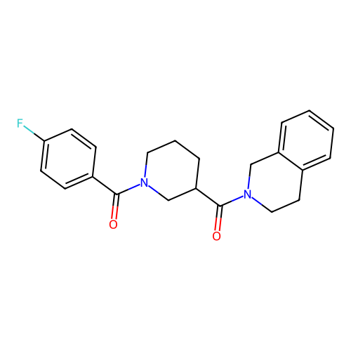 (3,4-Dihydro-1H-isoquinolin-2-yl)-[1-(4-fluoro-benzoyl)-piperidin-3-yl]-methanone structure
