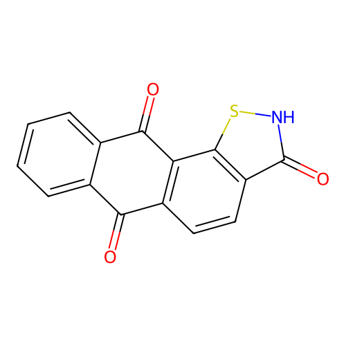 anthra[2,1-d][1,2]thiazole-3,6,11(2H)-trione structure