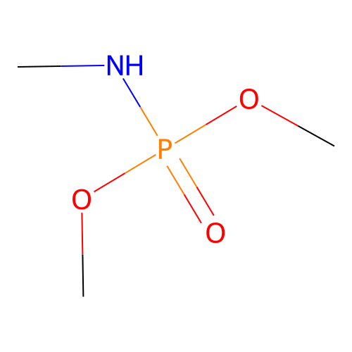 Phosphoramidic acid, methyl-, dimethyl ester structure