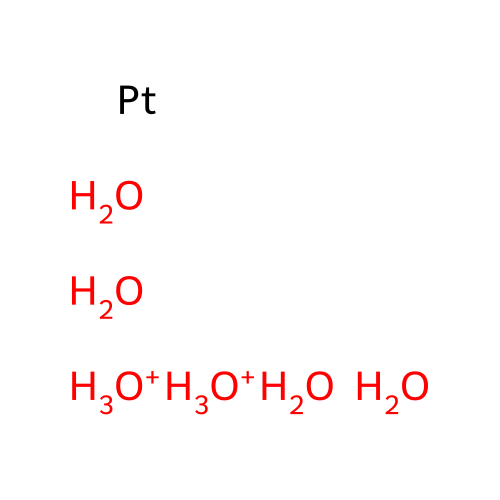 diaquatetrahydroxidoplatinum(IV) structure